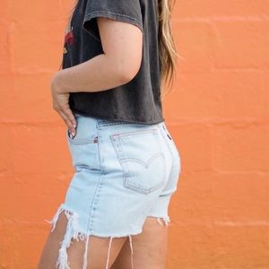 Vintage Levi’s cutoff shorts